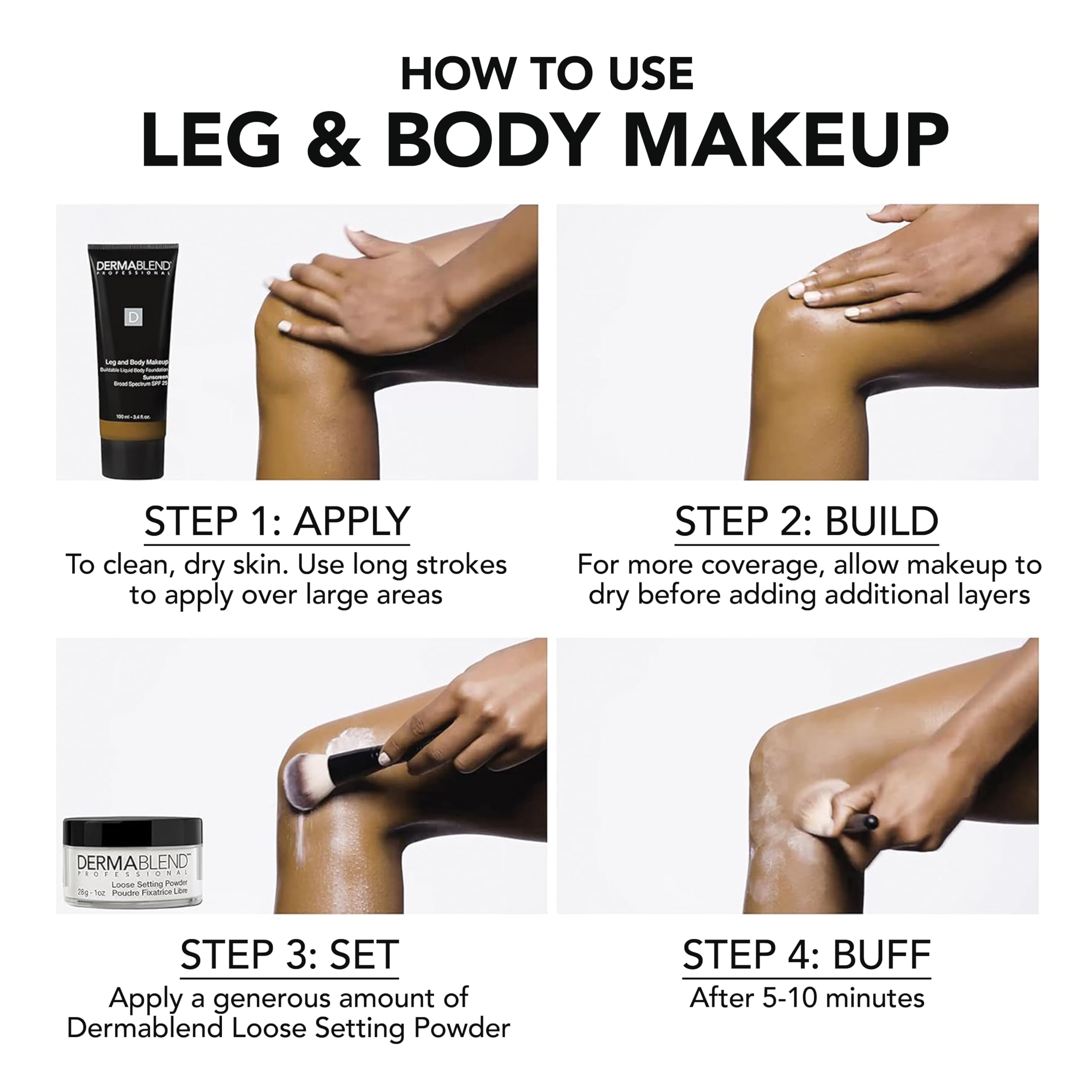 Foto 5 pulgar | Maquillaje Para Piernas Y Cuerpo Foundation Dermablend Con Spf 28 - Venta Internacional.