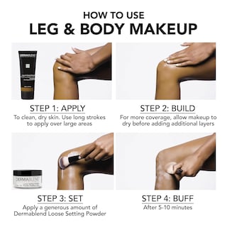 Foto 4 | Maquillaje Para Piernas Y Cuerpo Foundation Dermablend Con Spf 28 - Venta Internacional.