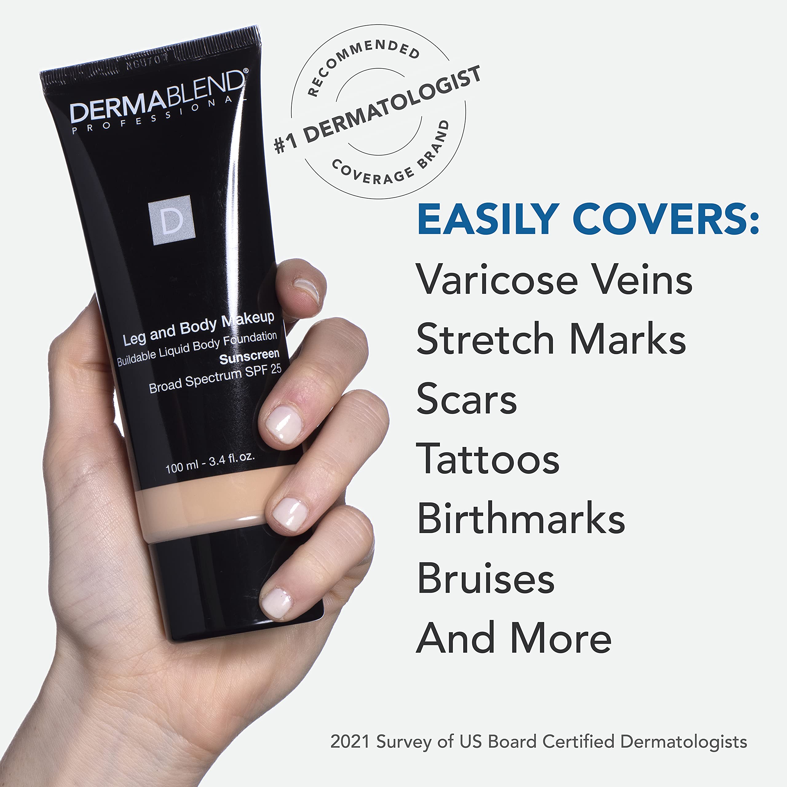 Foto 8 pulgar | Maquillaje Para Piernas Y Cuerpo Foundation Dermablend Con Spf 28 - Venta Internacional.