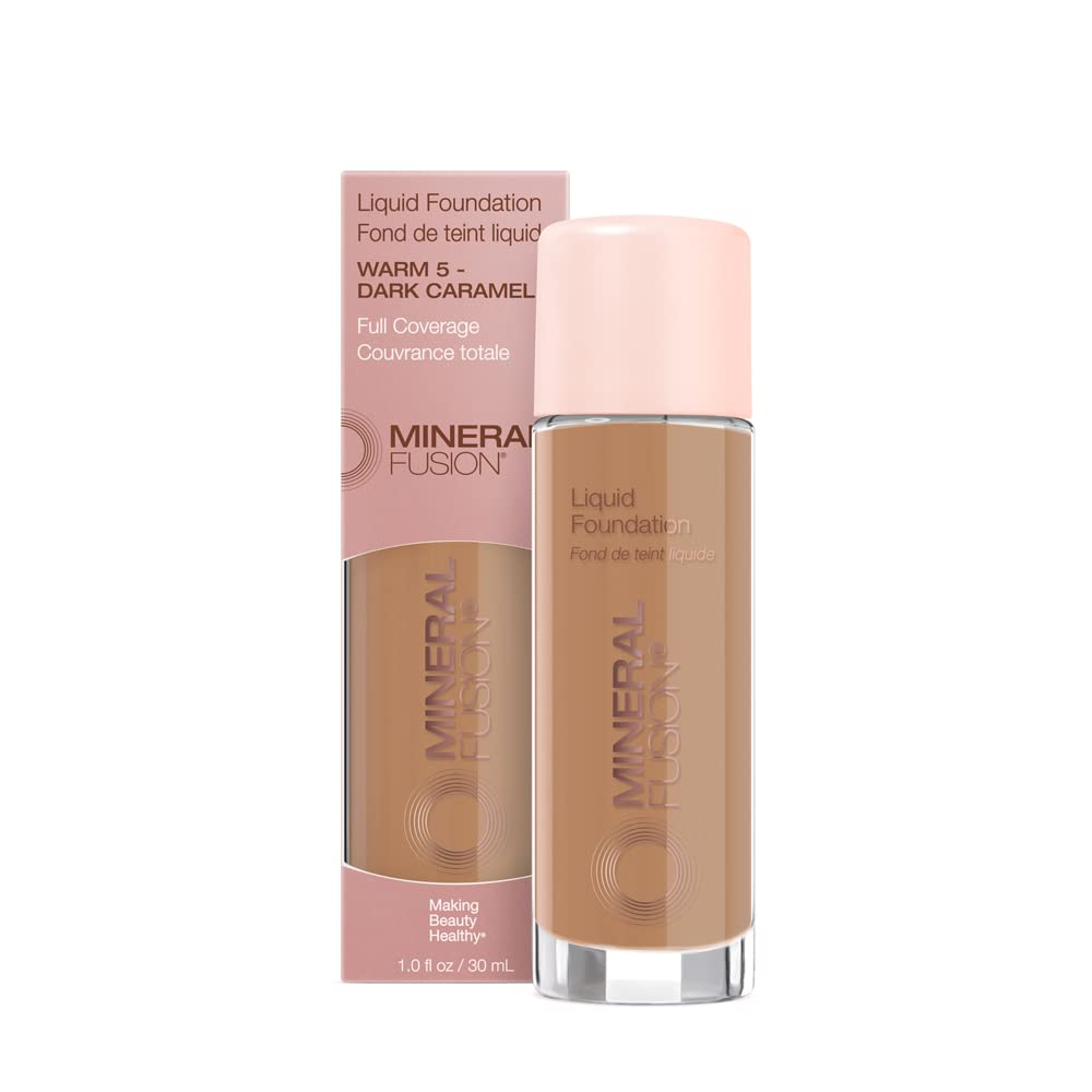 Foto 2 pulgar | Base De Maquillaje Mineral Fusion, Cobertura Total, Cálida, 5 Bronceados, 30 Ml - Venta Internacional.