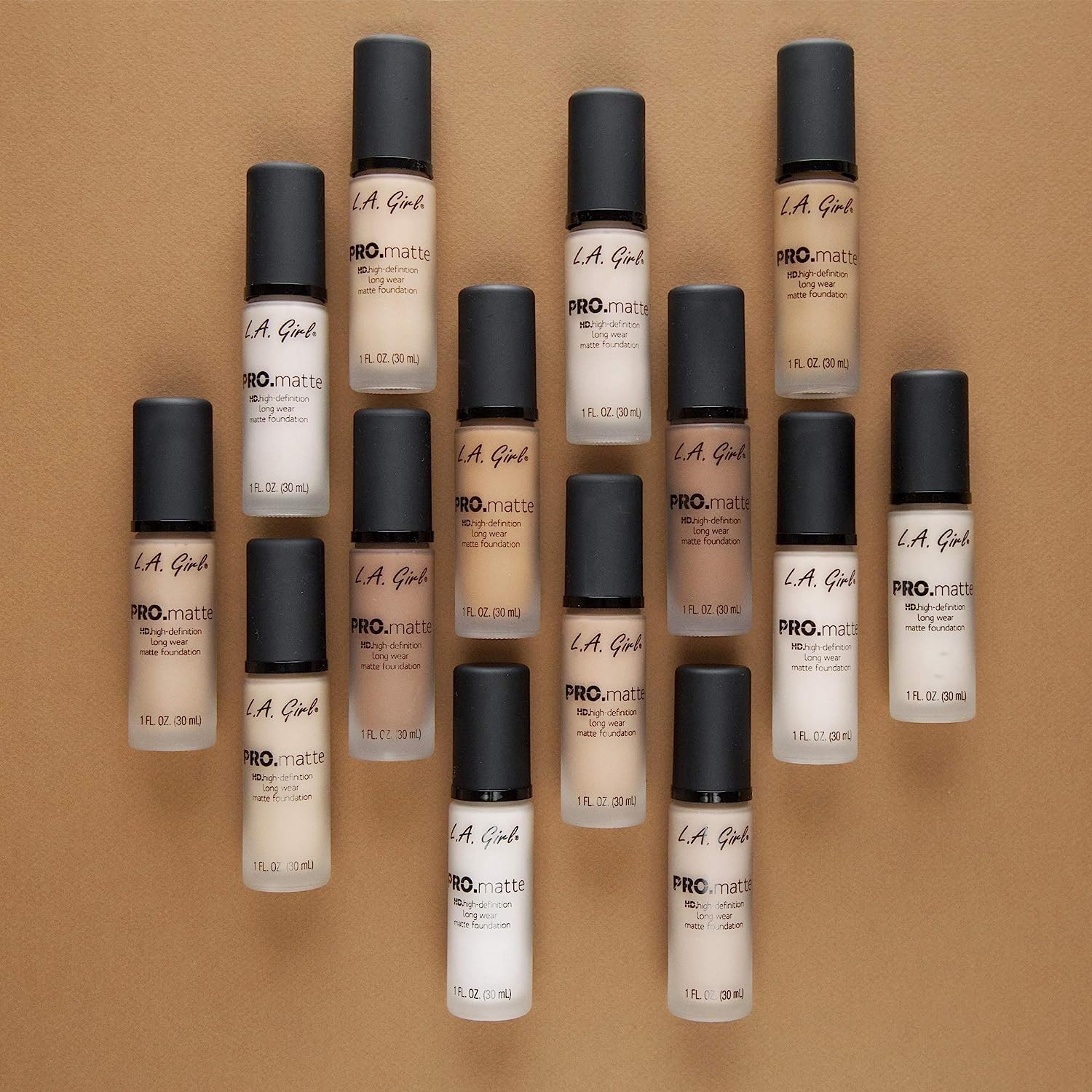 Foto 7 | Base L.a. Girl Pro Matte Caramel, Cappuccino Glm684, 30 Ml - Venta Internacional.