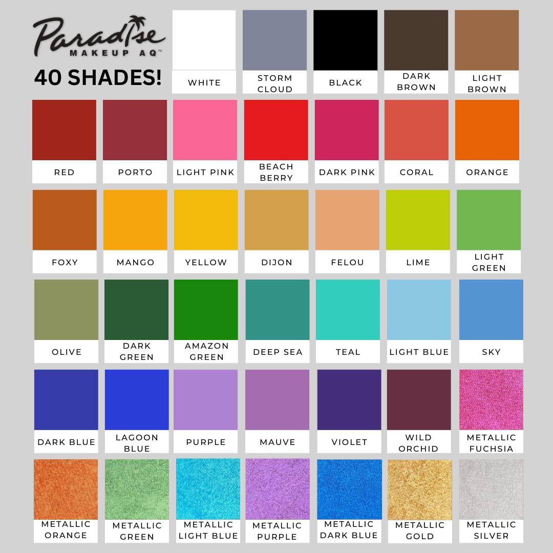 Foto 6 pulgar | Pintura Facial Y Corporal Mehron Paradise Makeup Aq Refill, 7 Ml, Naranja - Venta Internacional.