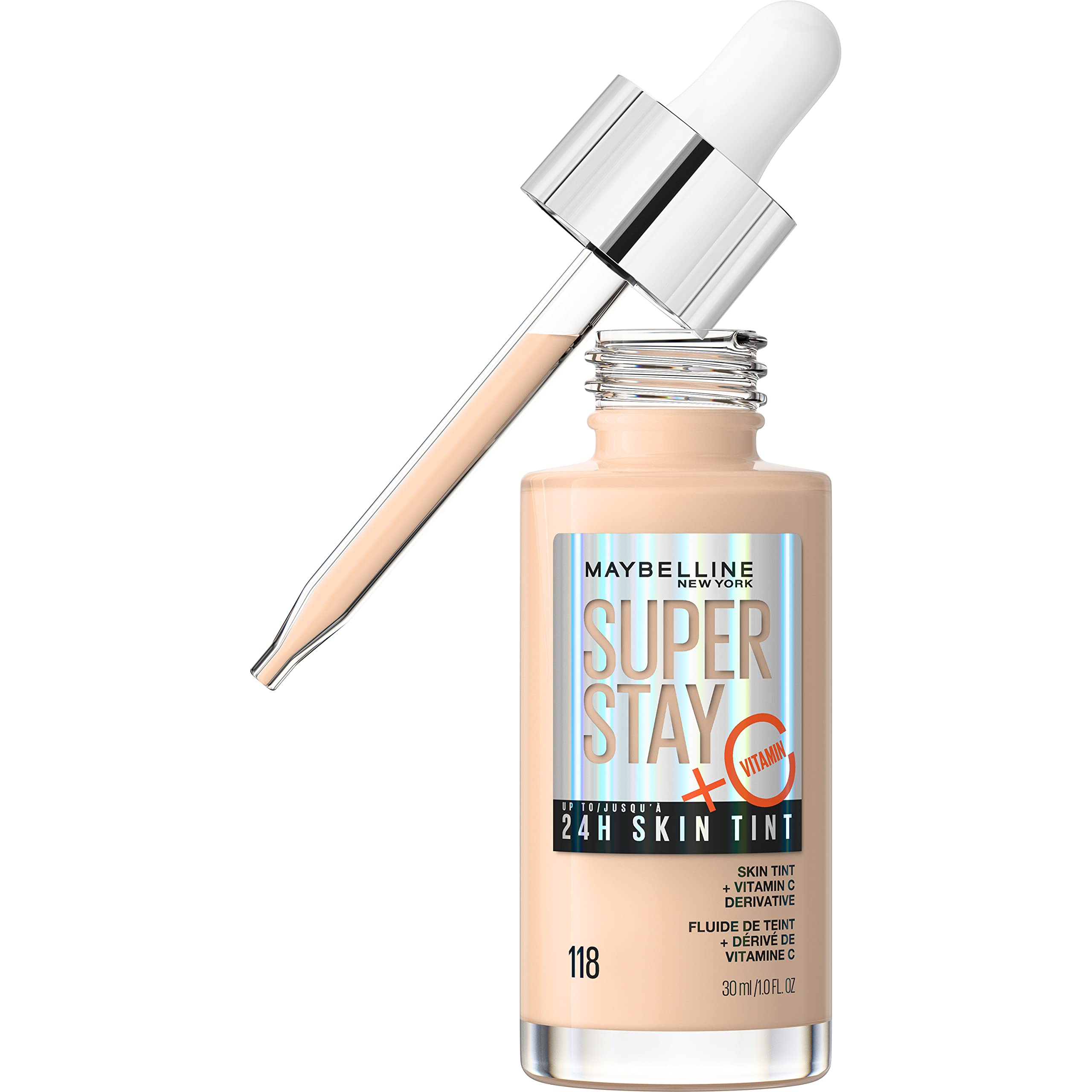 Tinte Para Piel Foundation Maybelline Super Stay, 118 Ml, Con Vitamina C - Venta Internacional.