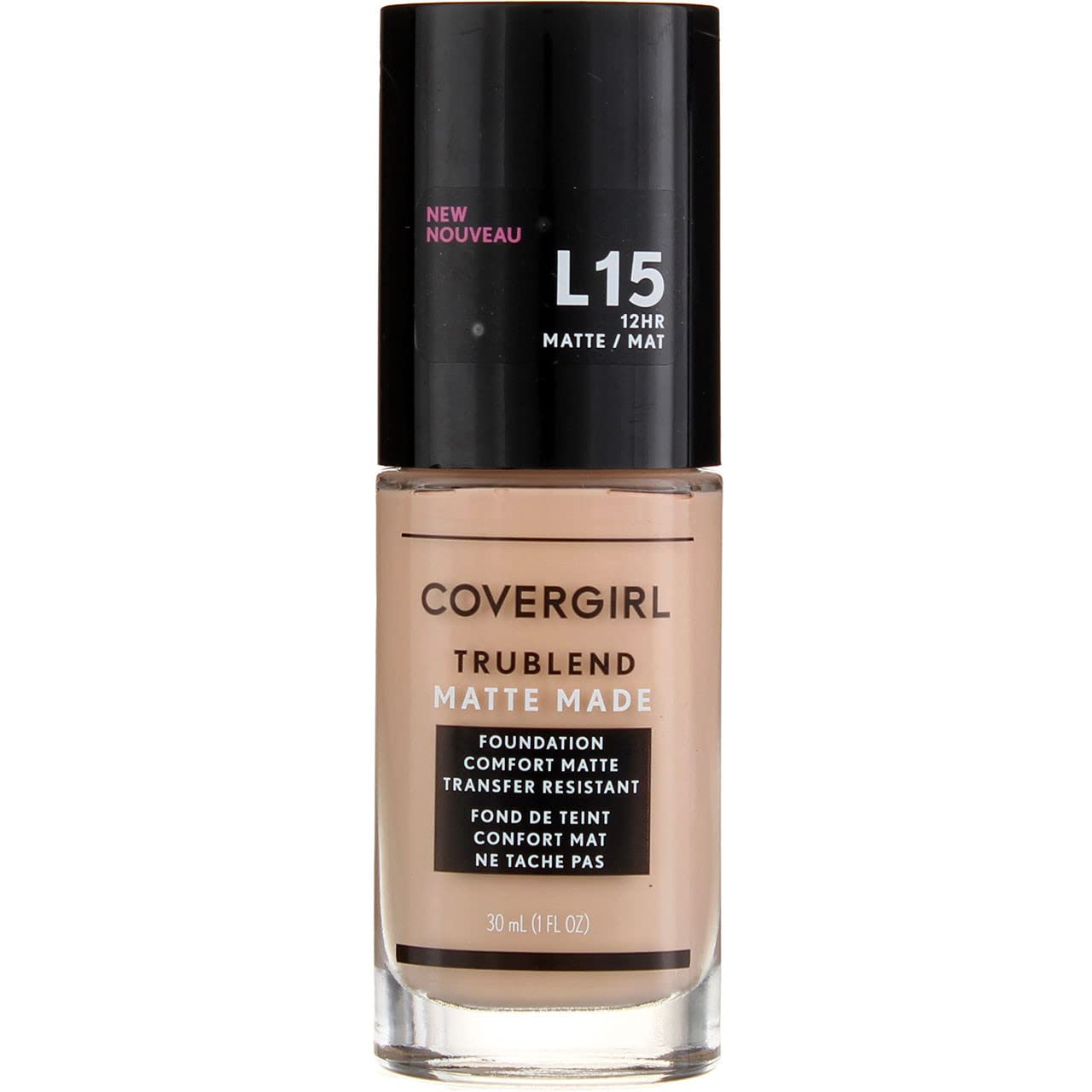 Base Líquida Covergirl Trublend De Porcelana L15 Hecha En Mate - Venta Internacional.