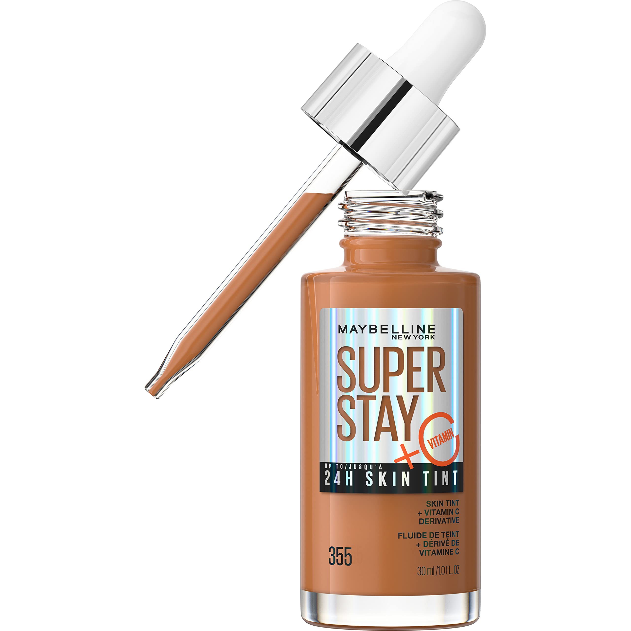 Foto 2 pulgar | Base De Maquillaje Maybelline Super Stay Skin Tint 355 Con Vitamina C - Venta Internacional.
