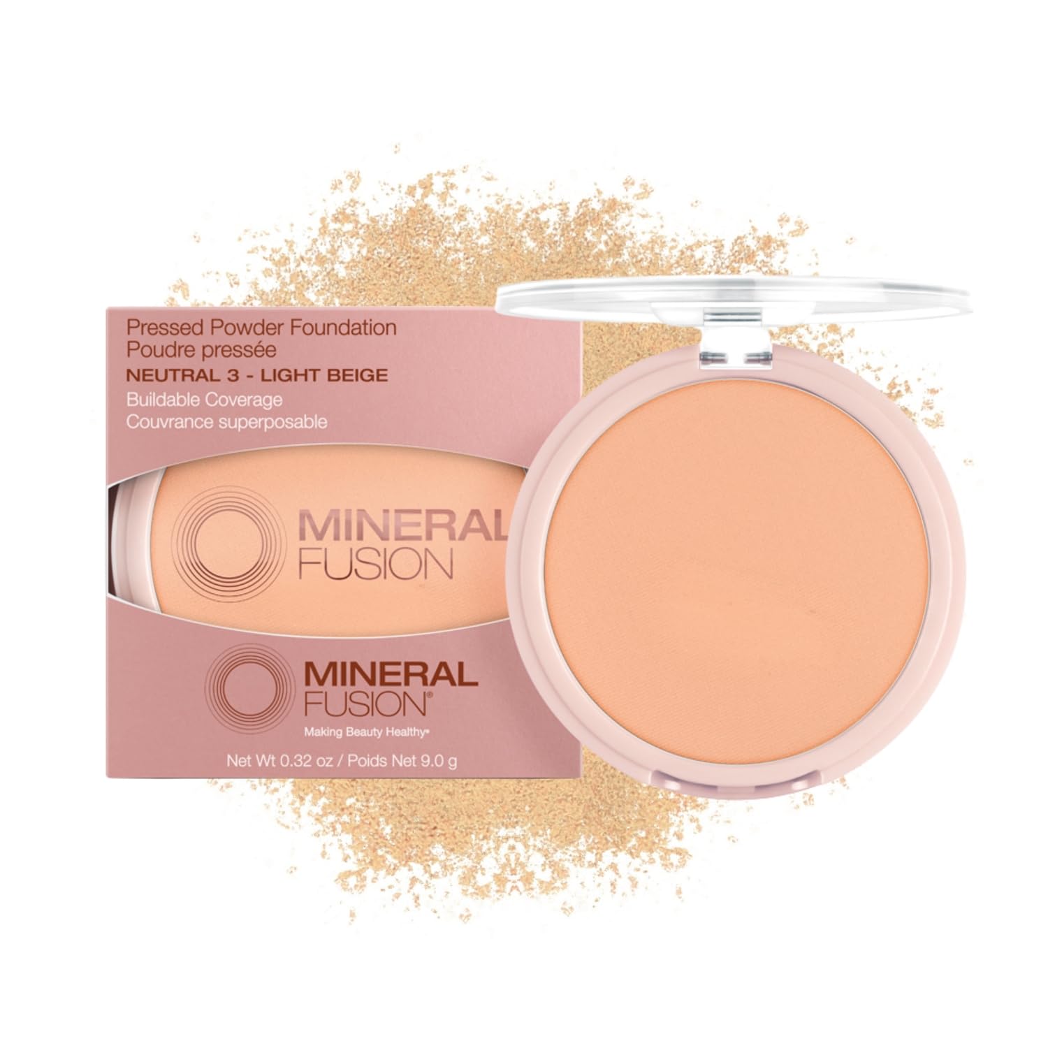 Foto 2 pulgar | Base De Maquillaje En Polvo Prensado Mineral Fusion Neutral 3, 9 Ml - Venta Internacional.