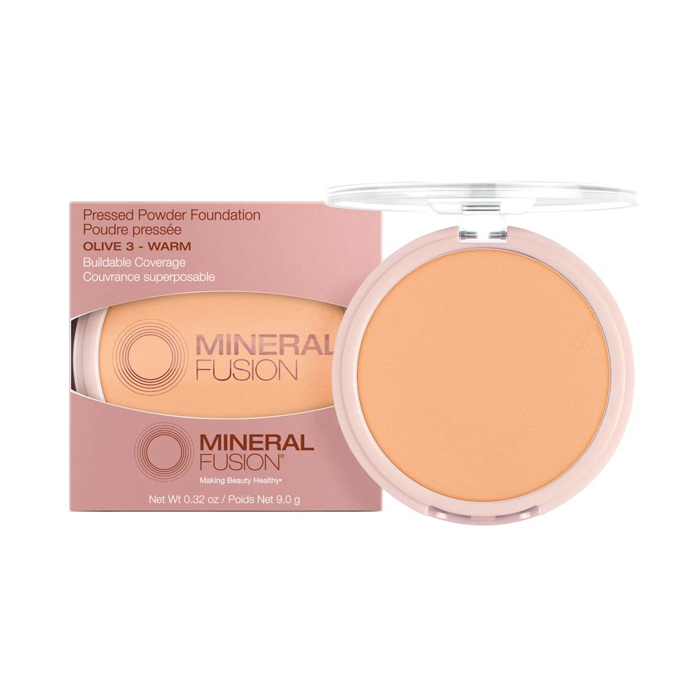 Base De Maquillaje En Polvo Prensado Mineral Fusion Olive 3, 9 Ml - Venta Internacional.