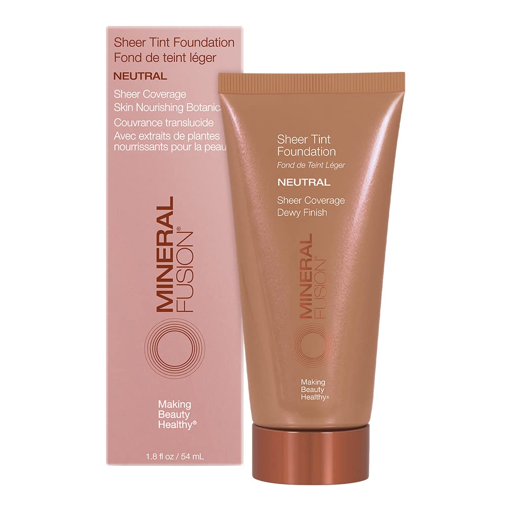 Tinte Transparente Mineral Fusion De Mineral Foundation, 50 Ml, Neutro - Venta Internacional.