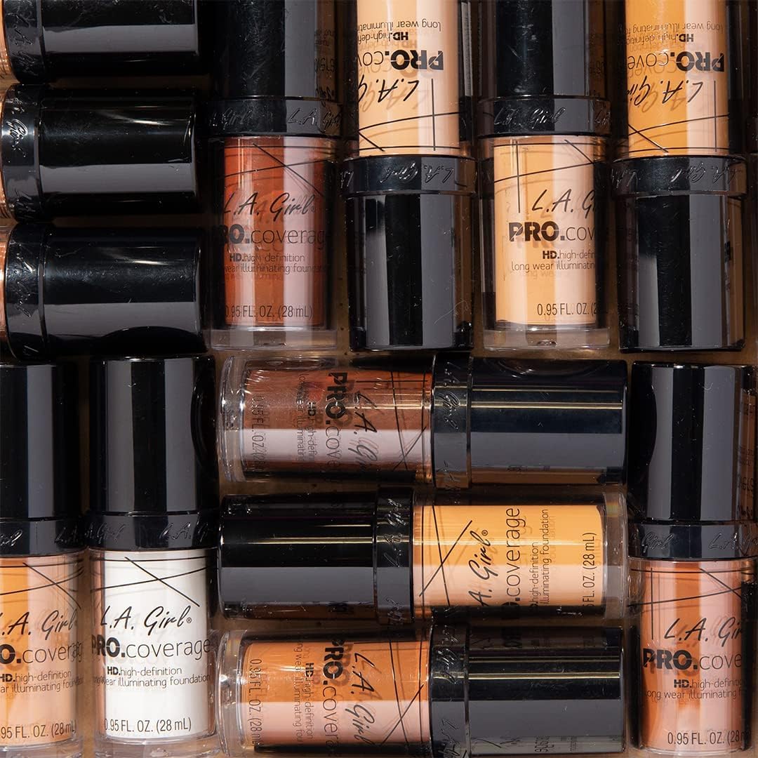 Foto 7 pulgar | Liquid Foundation L.a. Girl Pro Coverage Bronceado, 28 Ml - Venta Internacional.