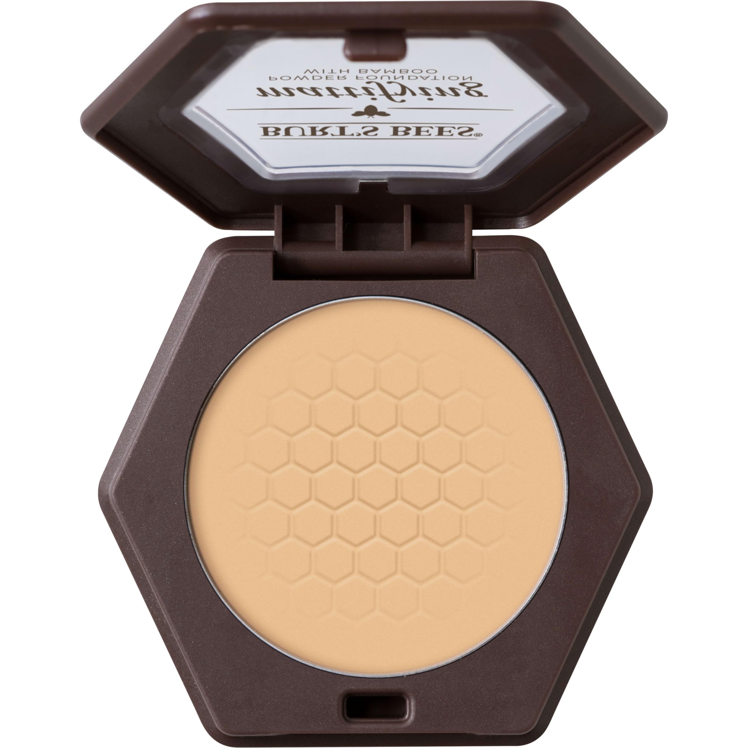 Base De Maquillaje En Polvo Burt's Bees Matifying, 8.5 Ml, Sin Procesar - Venta Internacional.