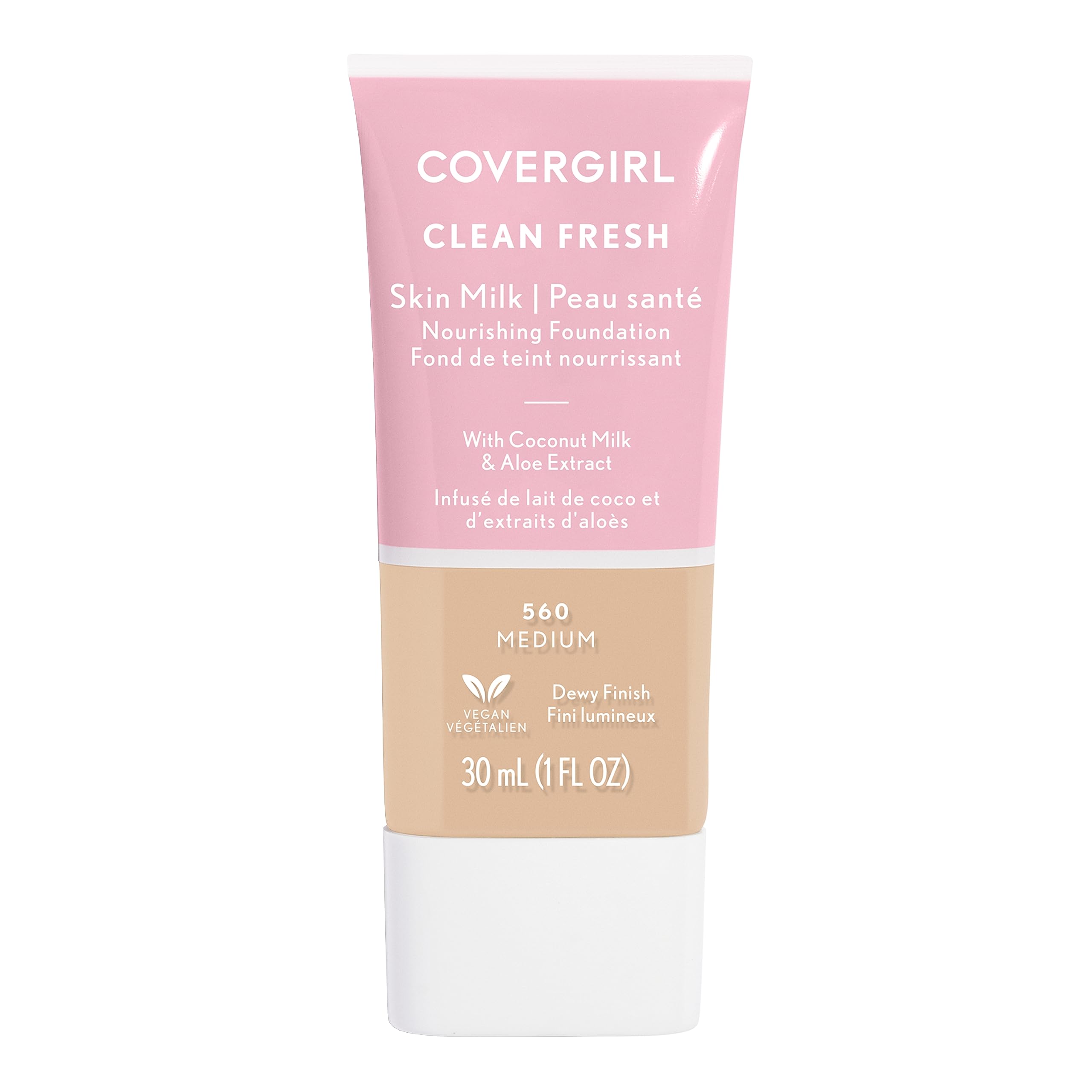 Foto 2 pulgar | Base Covergirl Clean Fresh Skin Milk Medium 30 Ml - Venta Internacional.