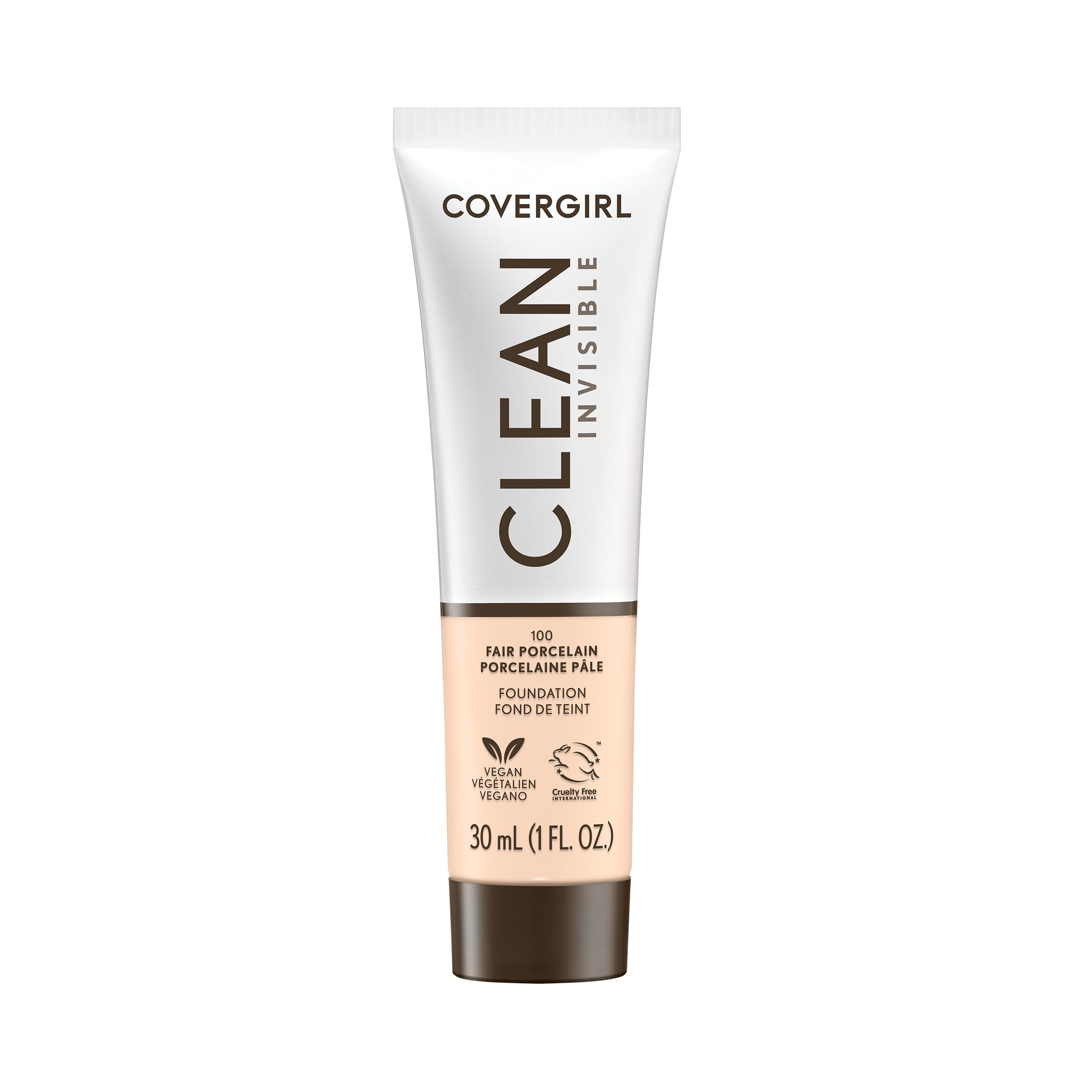 Base De Maquillaje Covergirl Clean Invisible Fair Porcelain, 30 Ml - Venta Internacional.
