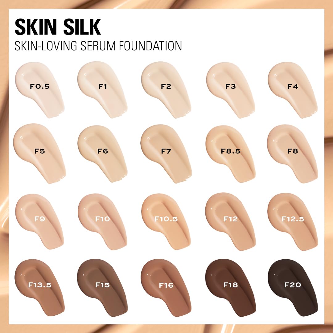 Foto 8 pulgar | Base De Maquillaje En Sérum Revolution Skin Silk F9 Medium - Venta Internacional.