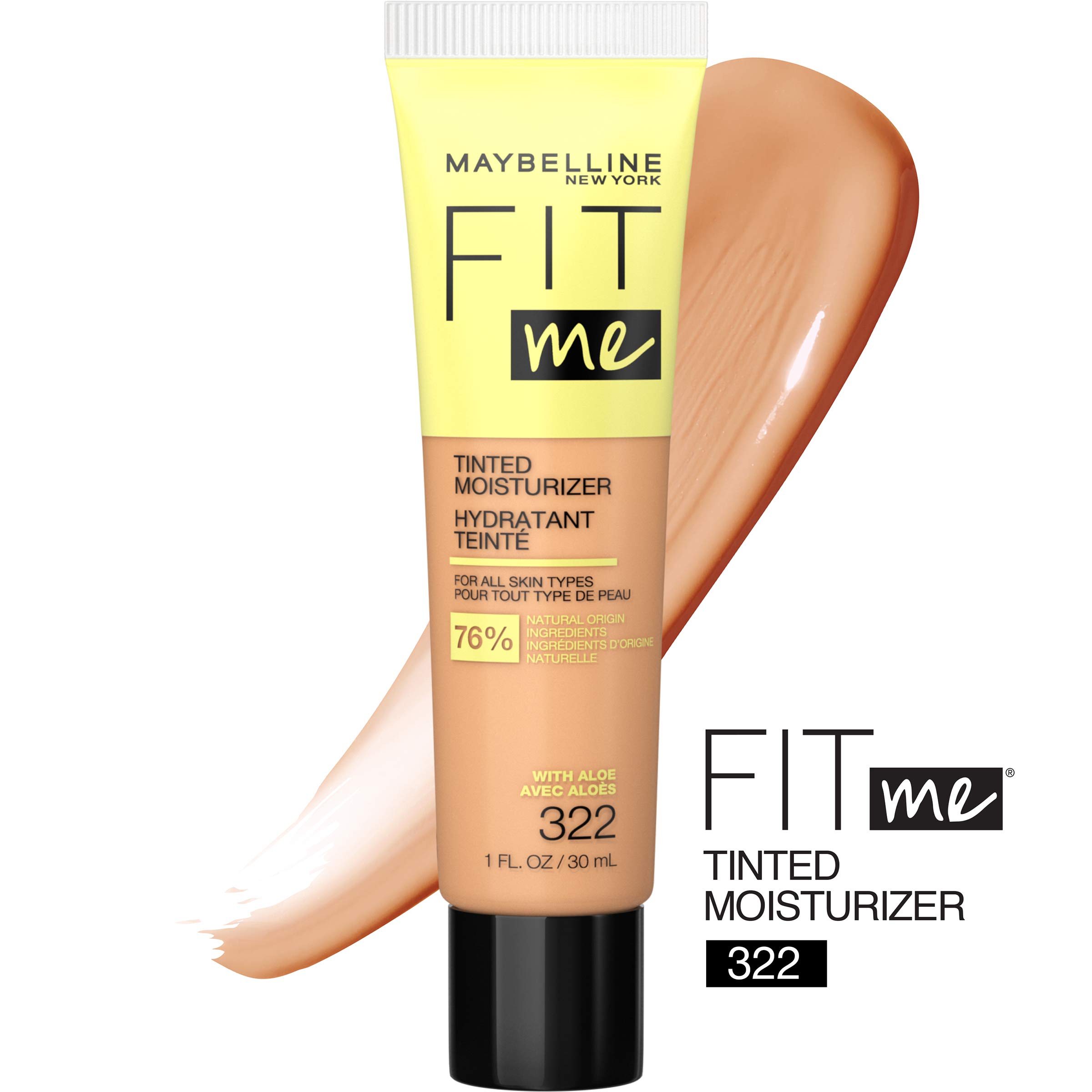 Foto 3 pulgar | Crema Hidratante Con Color Maybelline Fit Me Natural Coverage 322 - Venta Internacional.