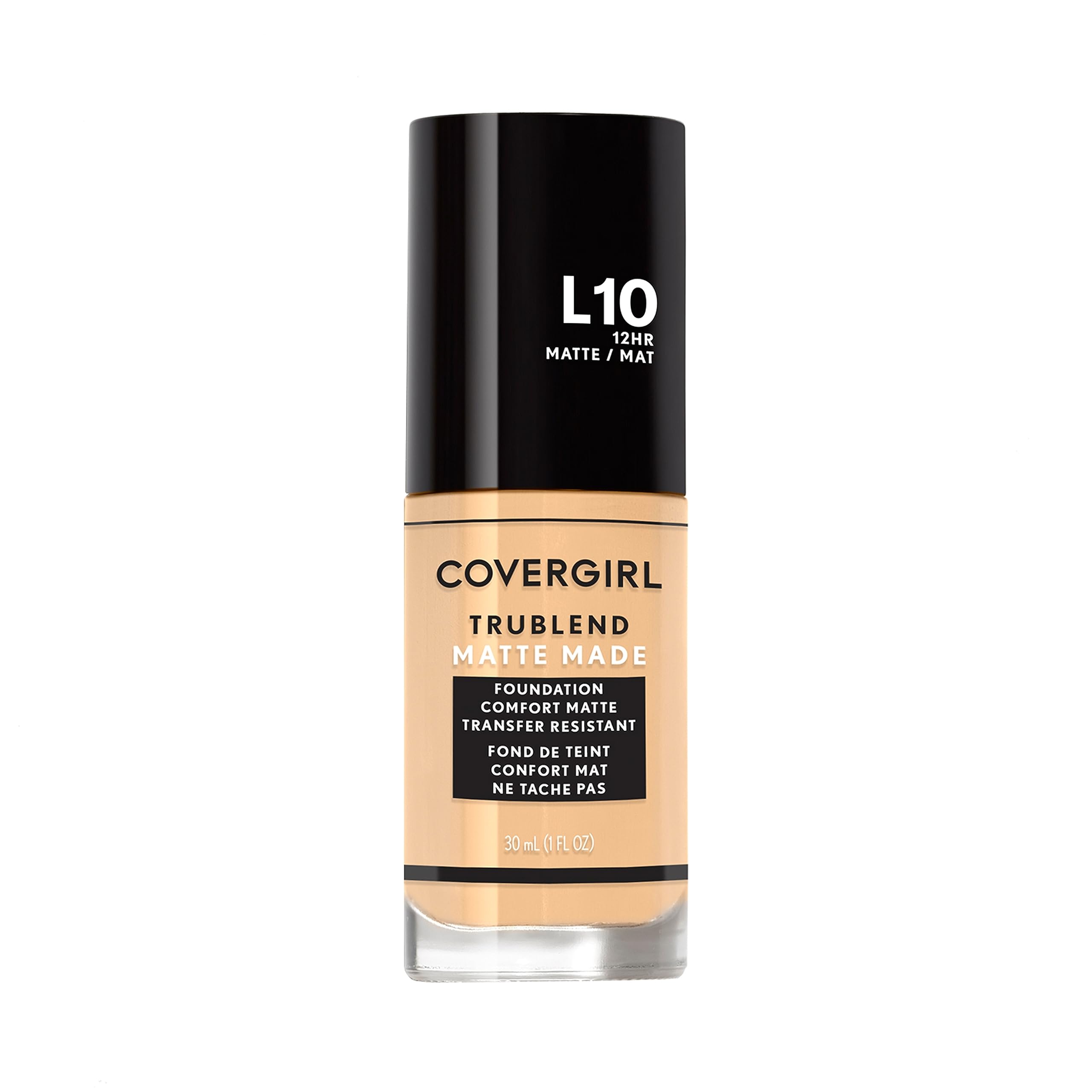 Base Líquida Covergirl Trublend, Hecha En Mate, 30 Ml, Porcelana Transparente - Venta Internacional.