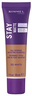 Foto 1 | Mousse Líquida Foundation Rimmel London Stay Matte, 30 Ml, 501 - Venta Internacional.