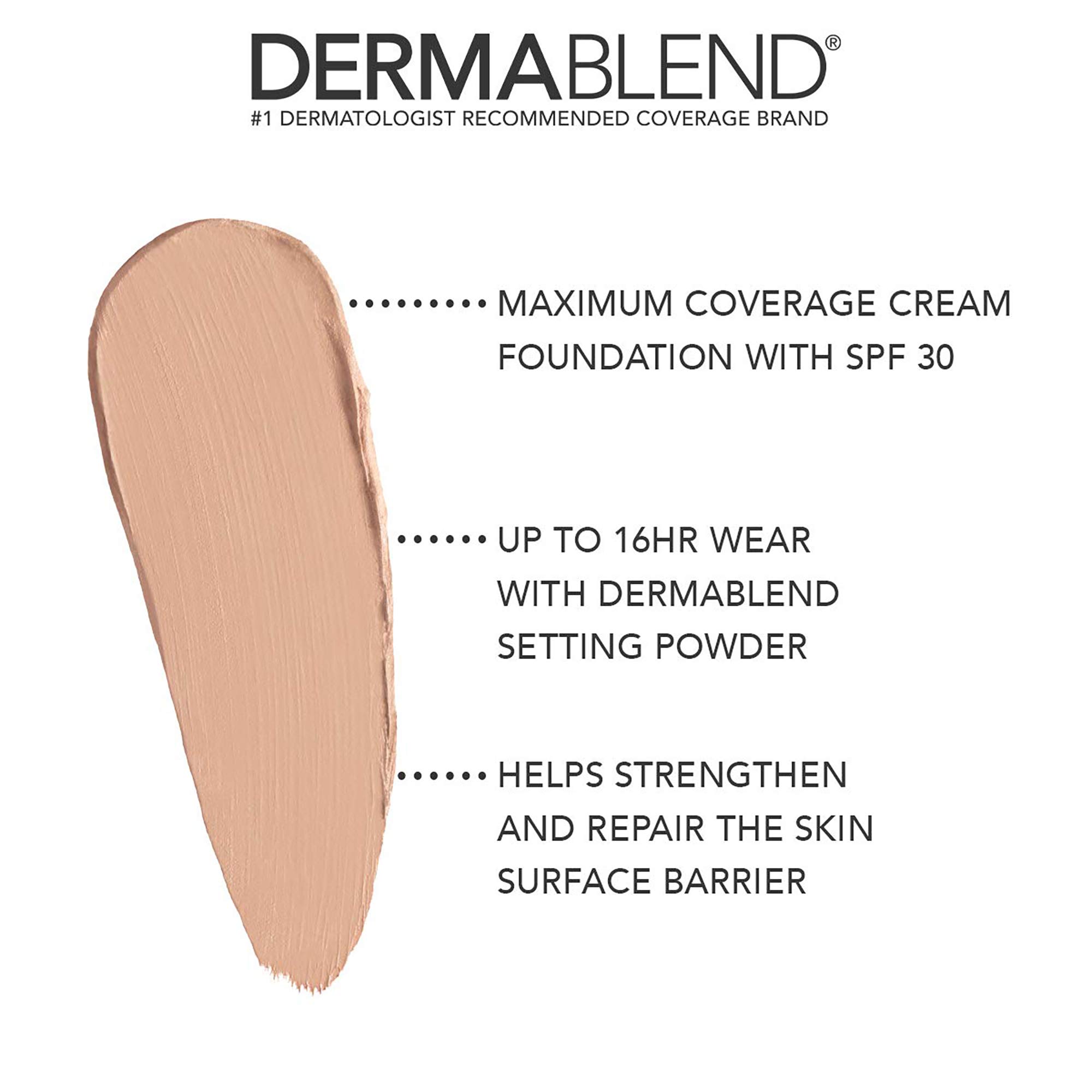 Foto 4 pulgar | Base Dermablend Cover Creme De Cobertura Total Spf 30 30 Ml - Venta Internacional.