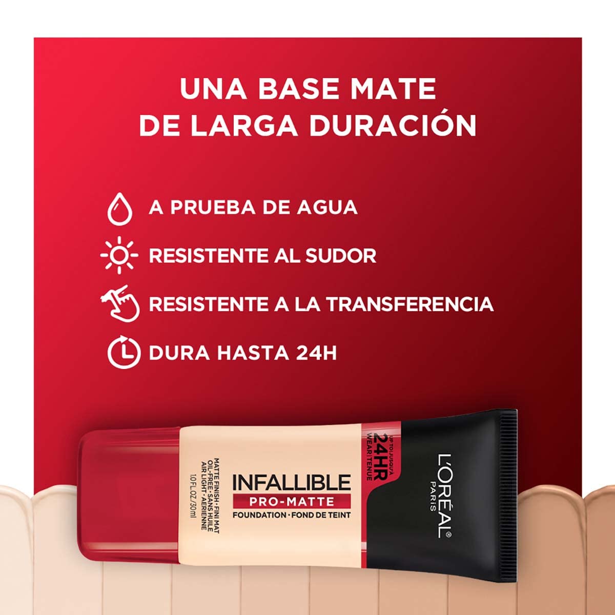Foto 3 pulgar | Base De Maquillaje L'oreal Paris Infallible Pro-matte Fresh Beige 30 Ml - Venta Internacional.