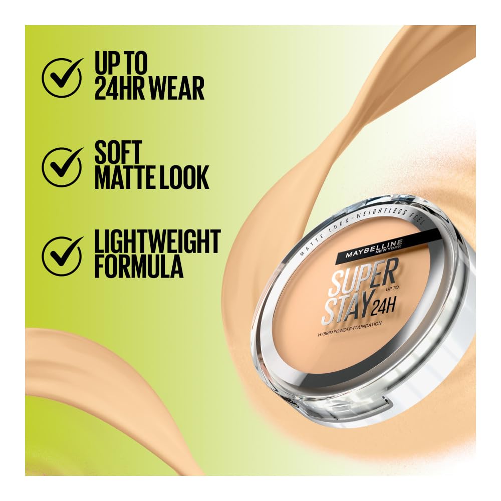 Foto 4 | Base De Maquillaje En Polvo Maybelline Super Stay Hasta 24 Horas 310, 1 Unidad - Venta Internacional.