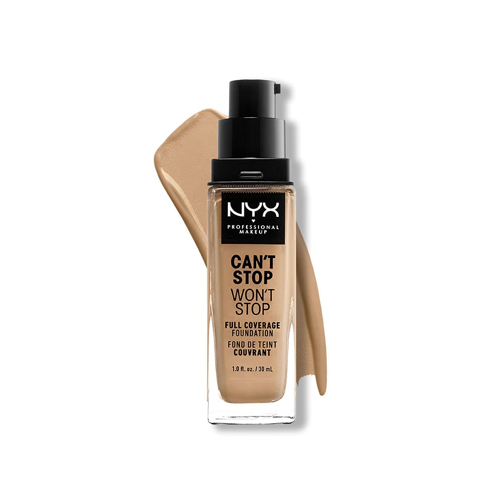 Foundation Nyx Professional Makeup Can't Stop Won't Stop - Venta Internacional.
