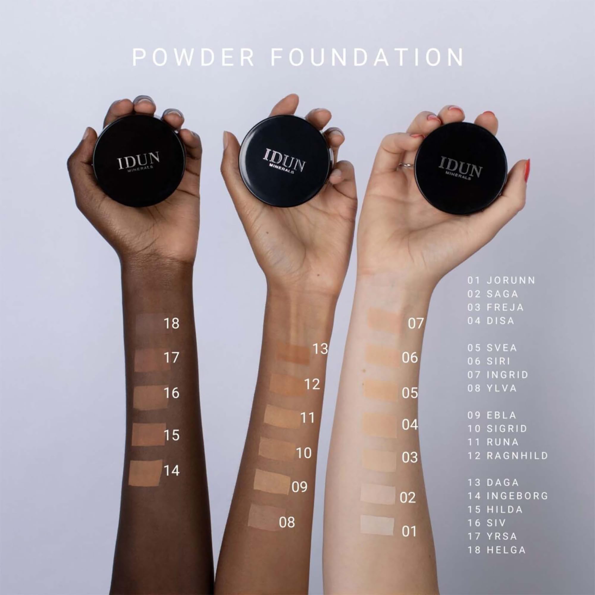 Foto 3 pulgar | Base De Maquillaje En Polvo Idun Minerals Svea Medium Warm, 7 Ml, Spf15 - Venta Internacional.