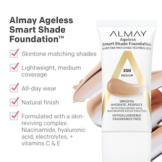 Foto 3 | Base De Maquillaje Almay Anti-aging Smart Shade 100 Light, 30 Ml - Venta Internacional.