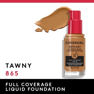 Foto 3 | Base De Maquillaje Líquida Covergirl Outlast Extreme Wear Tawny 30 Ml - Venta Internacional.