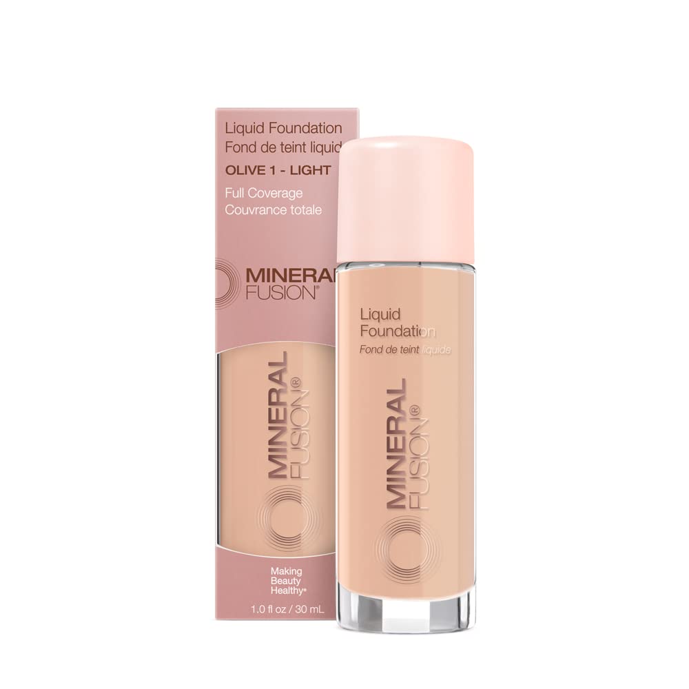 Base Mineral Fusion Oliva De Cobertura Total 1 30 Ml - Venta Internacional.