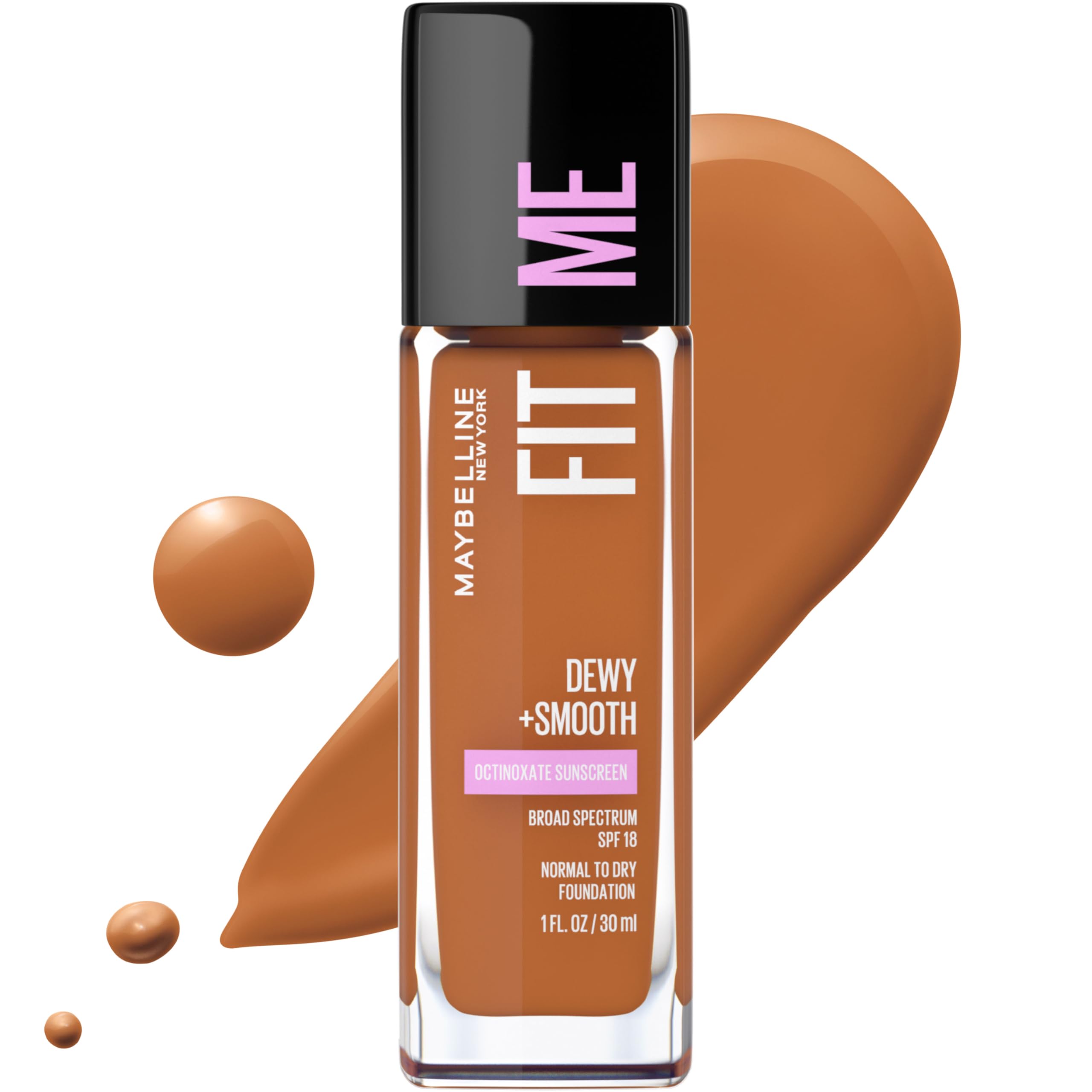 Base De Maquillaje Líquida Maybelline Fit Me Dewy + Smooth Mocha - Venta Internacional.