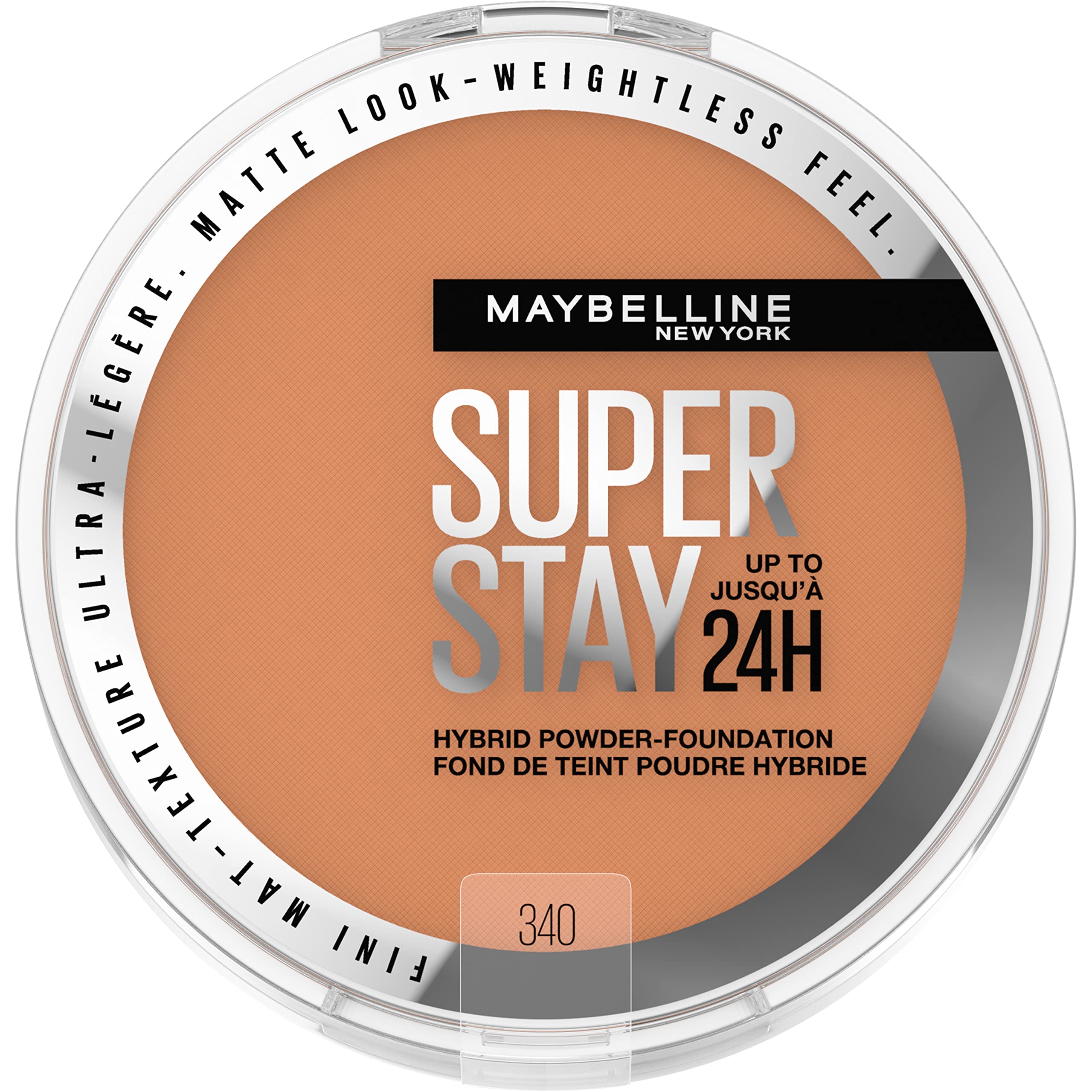 Base De Maquillaje En Polvo Maybelline Super Stay Up Hasta 24 Horas 340, Mate - Venta Internacional.