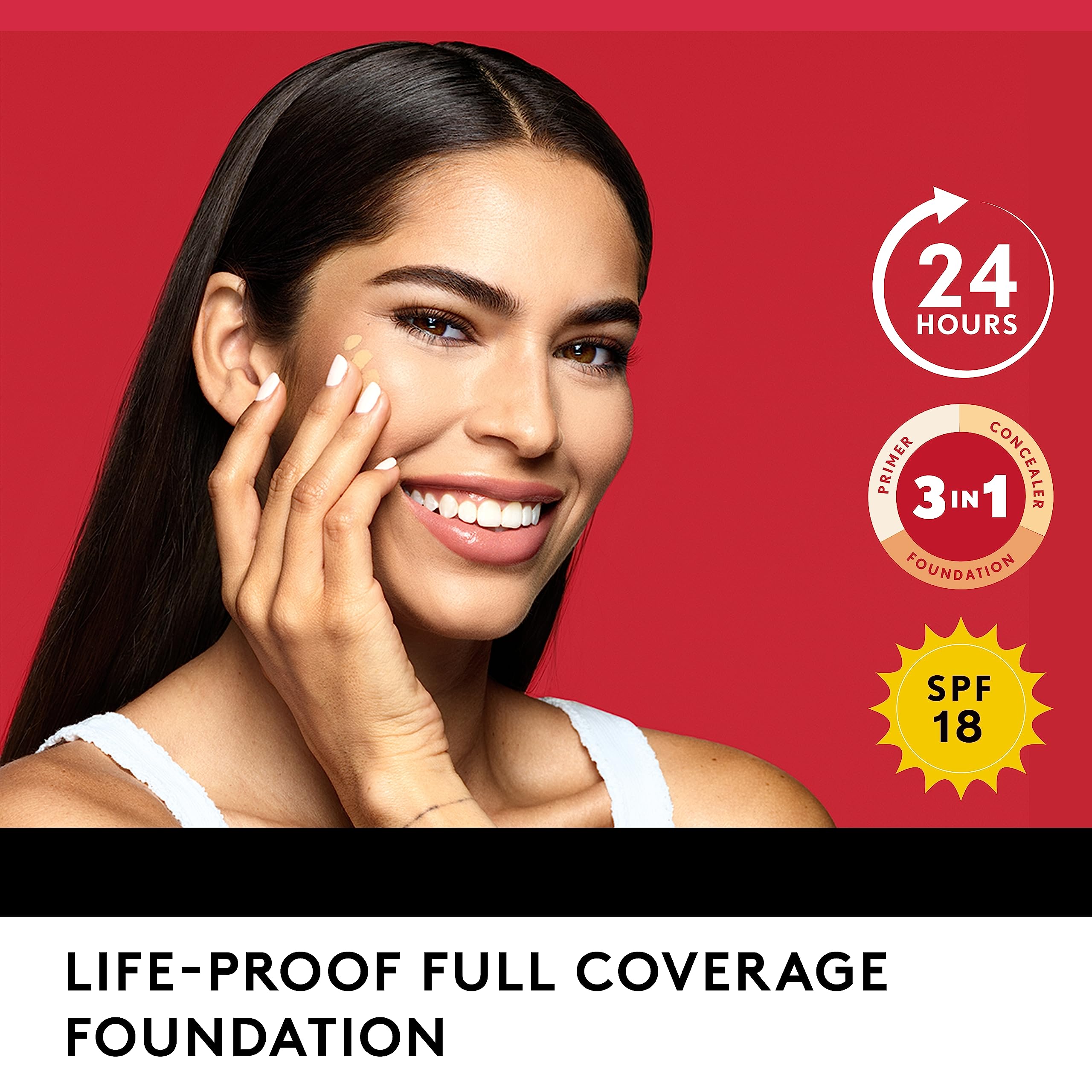 Foto 8 pulgar | Base De Maquillaje Líquida Covergirl Outlast Extreme Wear Spf 18 30 Ml - Venta Internacional.