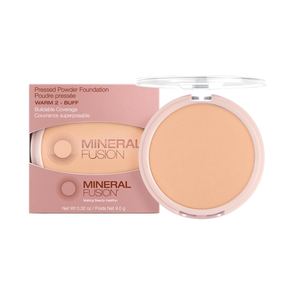 Base De Maquillaje En Polvo Prensado Mineral Fusion Warm 2, 9 Ml - Venta Internacional.