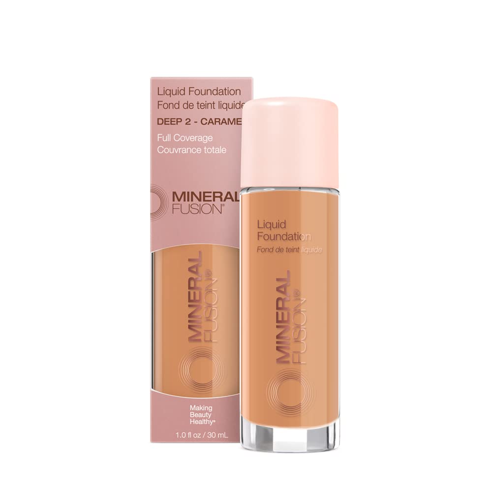 Base Mineral Fusion De Cobertura Total Deep 2 Tan, 30 Ml - Venta Internacional.