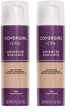 Foto 2 pulgar | Base Covergirl Advanced Radiance Antienvejecimiento 30 Ml X2 - Venta Internacional.