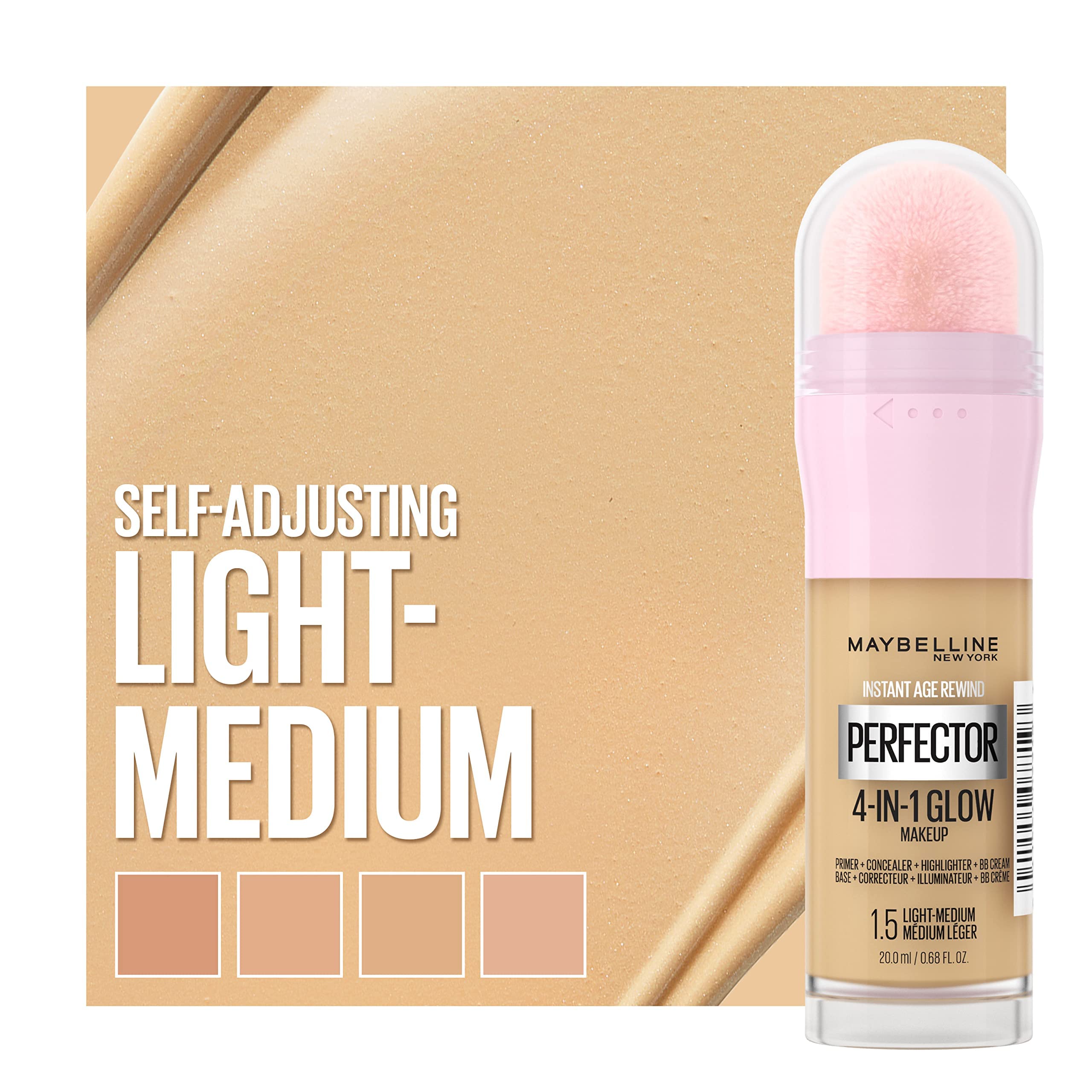Foto 7 | Maquillaje Maybelline New York Instant Age Rewind Light/medium - Venta Internacional.