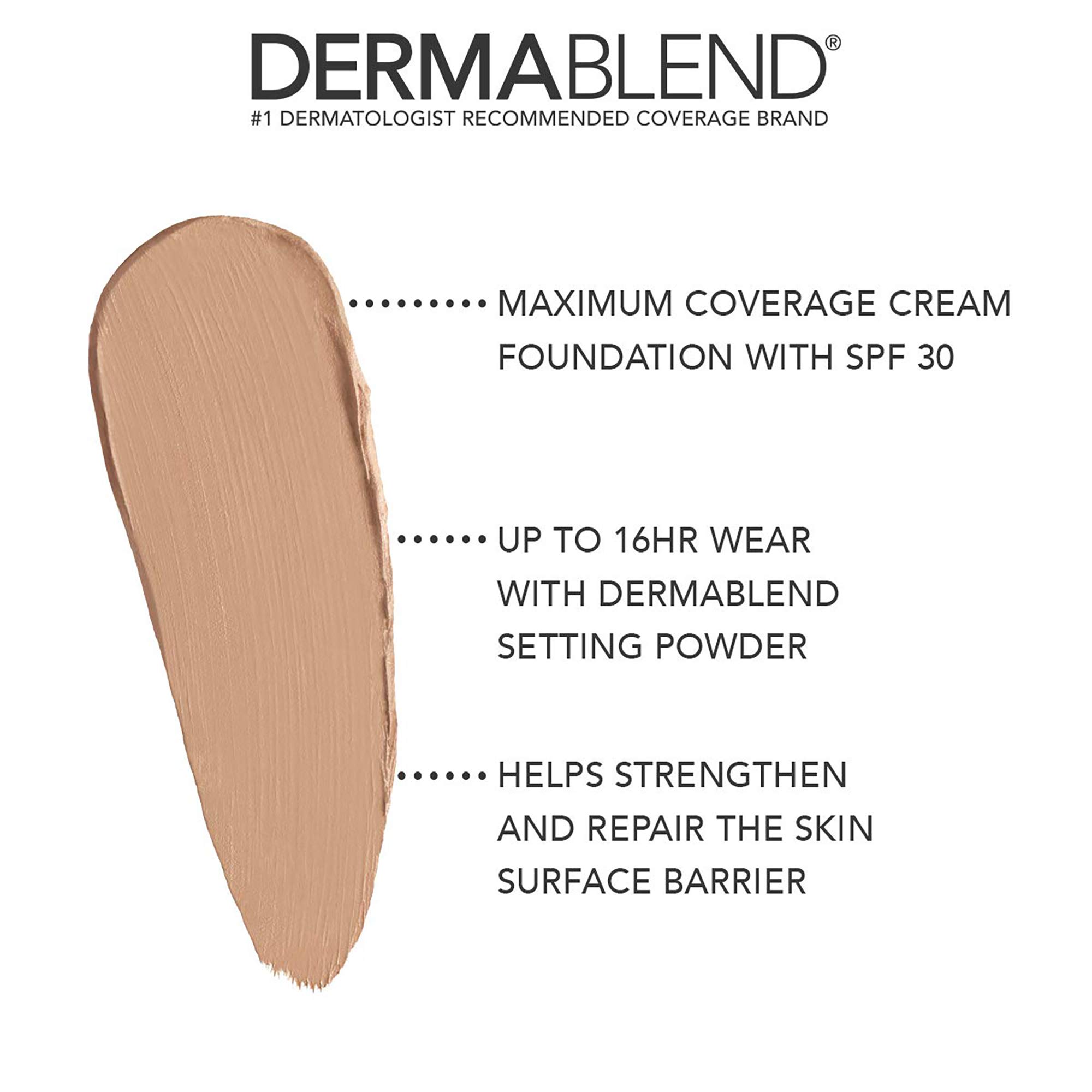 Foto 4 pulgar | Base Dermablend Cover Creme De Alta Cobertura Spf 30 30 Ml - Venta Internacional.