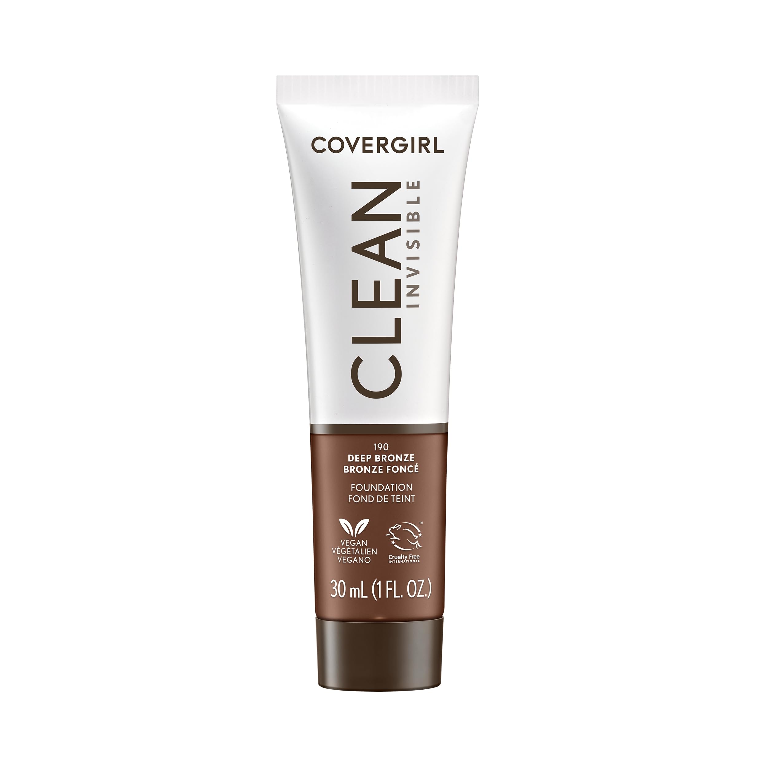Base De Maquillaje Covergirl Clean Invisible Deep Bronze, 30 Ml - Venta Internacional.