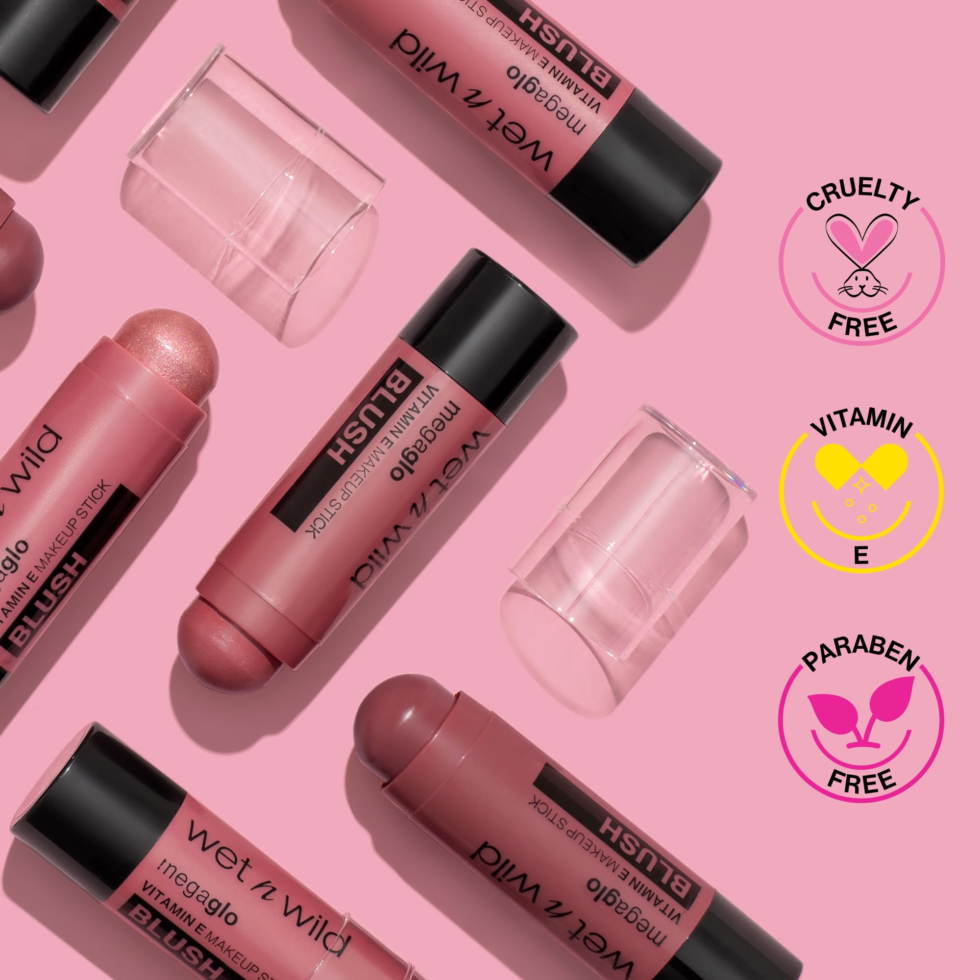 Foto 7 | Maquillaje En Barra Mojado Como Loco Mega Glo Say It Ain't Rose - Venta Internacional.