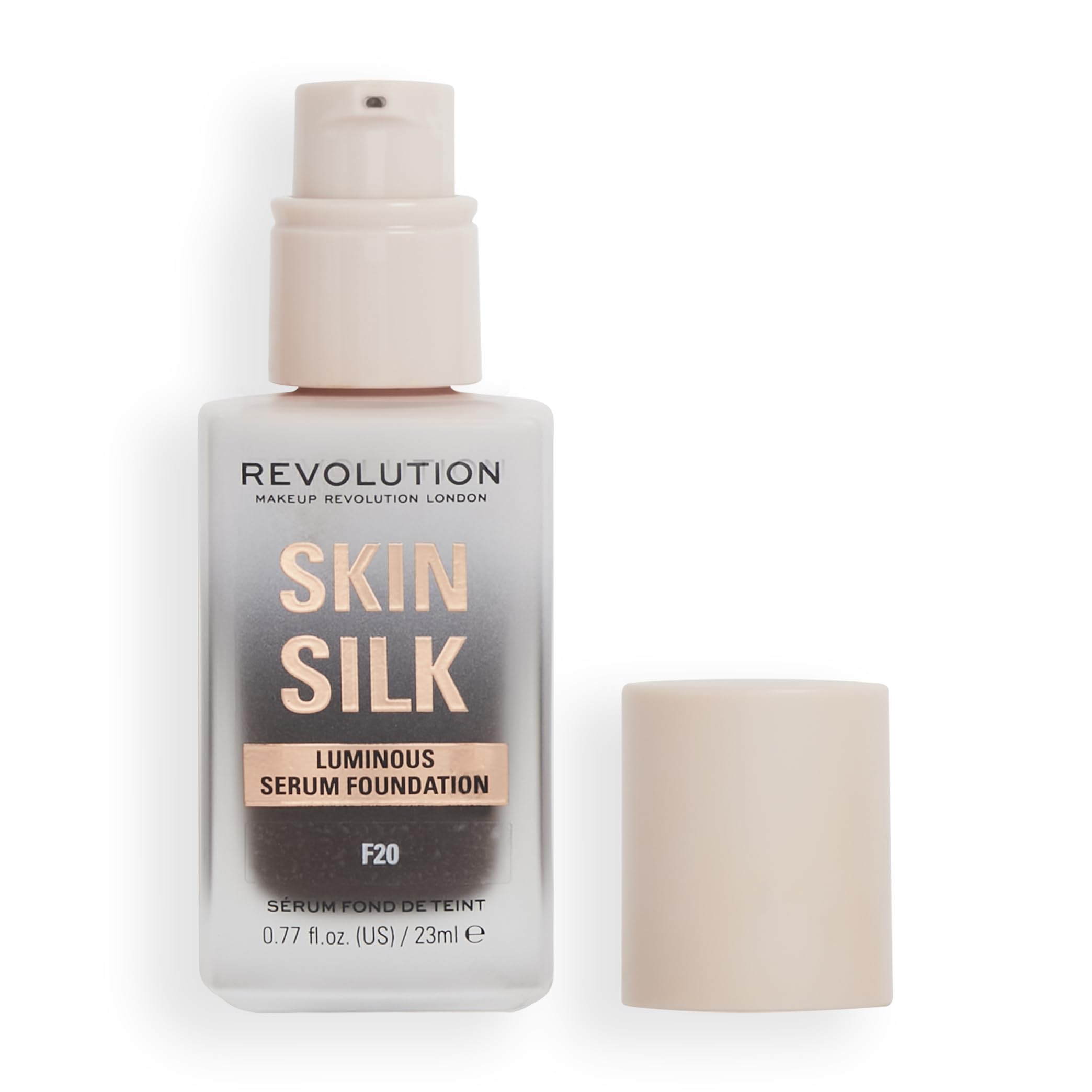 Base De Maquillaje En Sérum Revolution Skin Silk F20 23 Ml - Venta Internacional.
