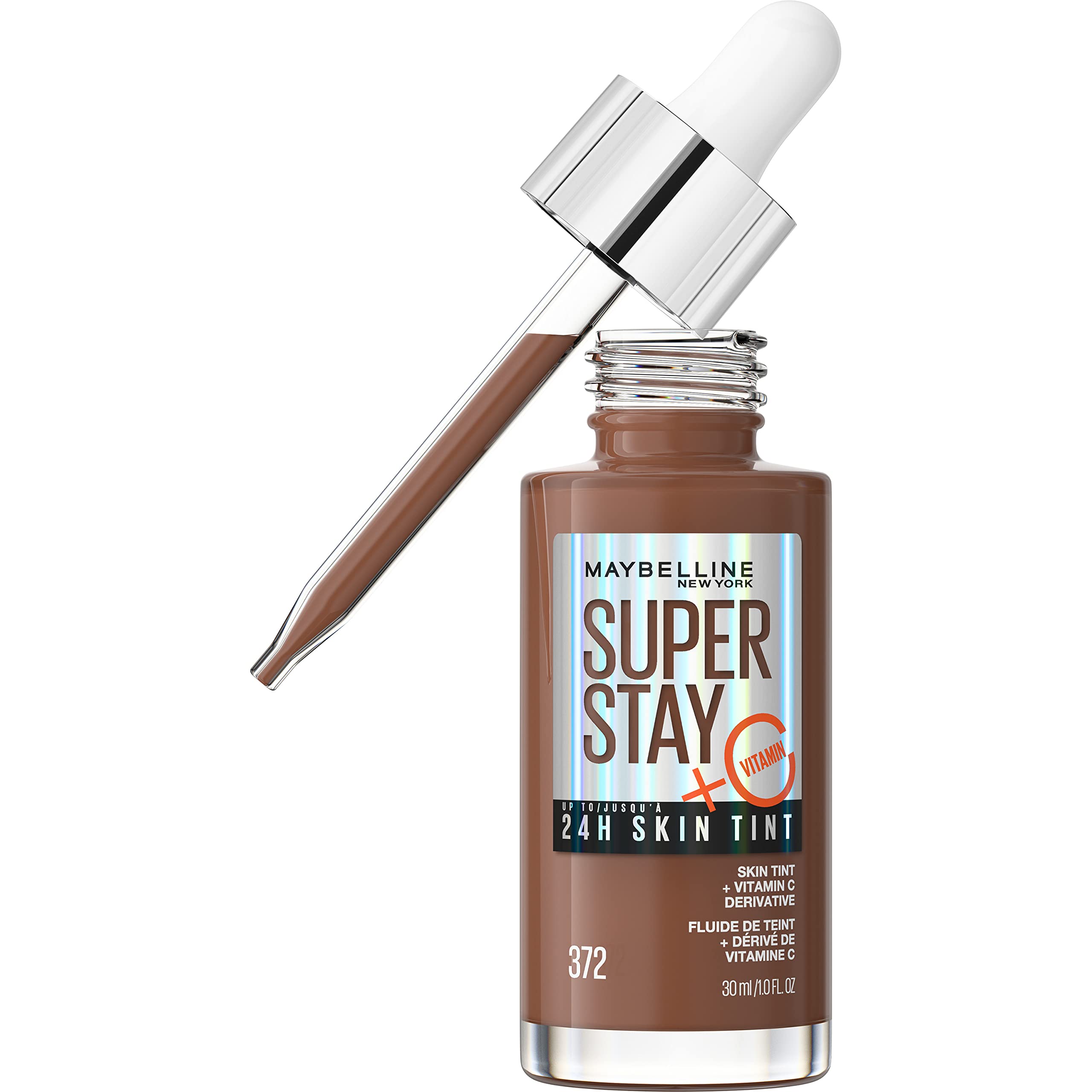 Tinte Para Piel Foundation Maybelline Super Stay, 24 Horas, 372, 30 Ml - Venta Internacional.