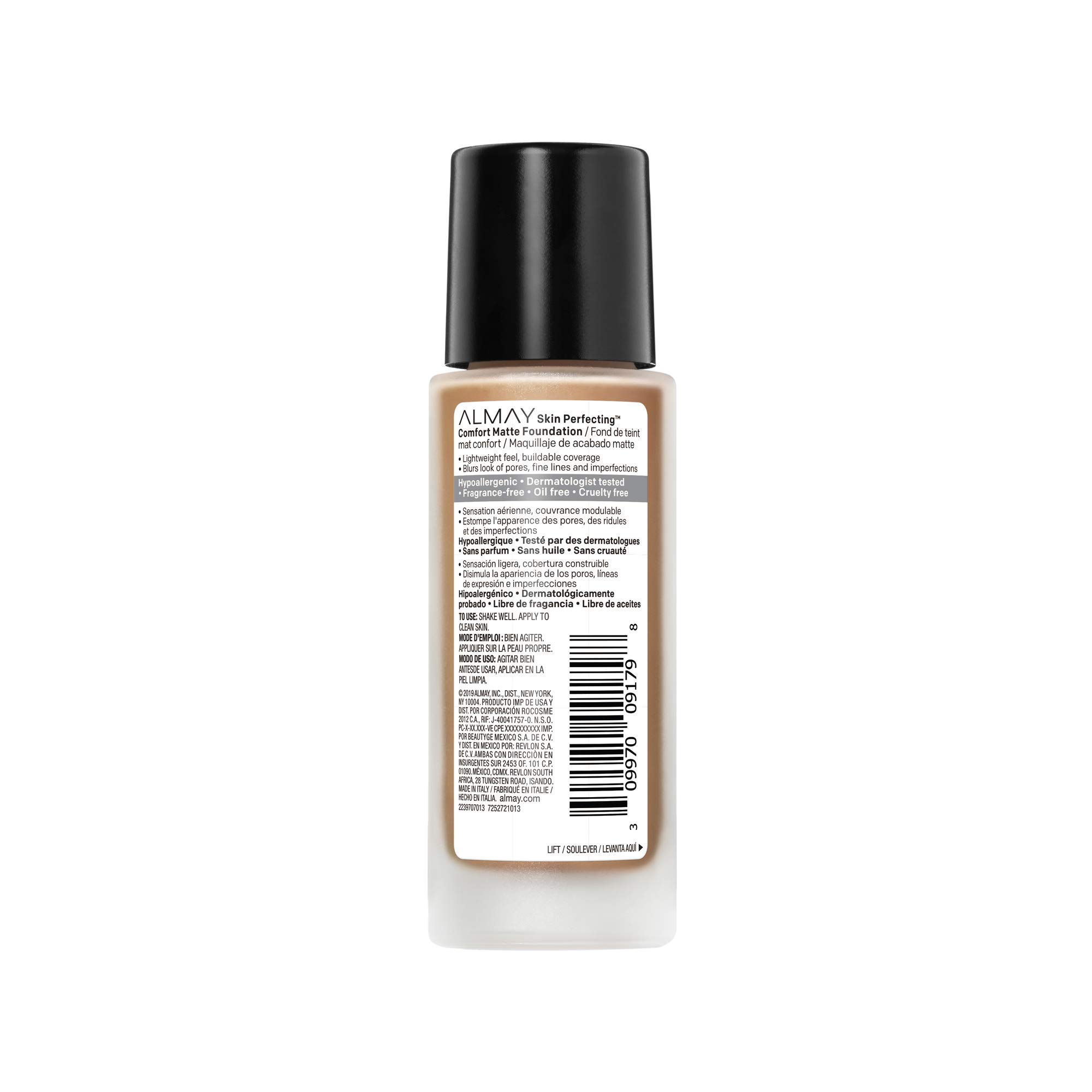 Foto 3 pulgar | Base Almay Skin Perfecting Comfort Matte, 30 Ml, Color Anacardo Caliente - Venta Internacional.