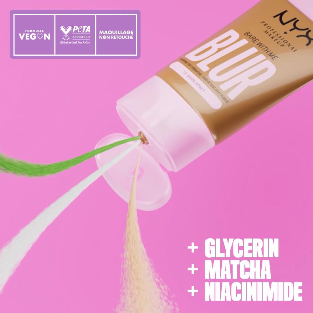 Foto 6 pulgar | Maquillaje Profesional De Base Nyx Bare With Me Deep Bronze - Venta Internacional.