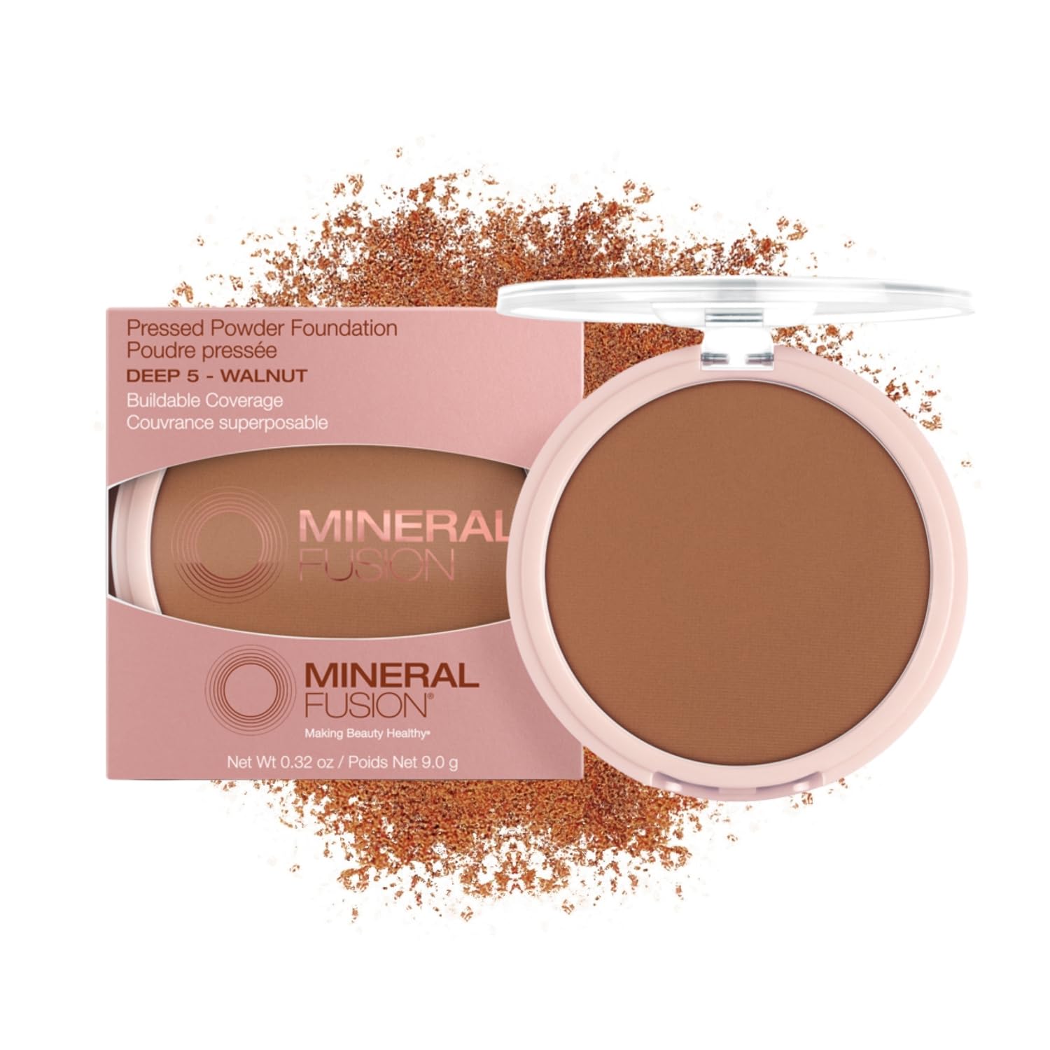 Foto 2 pulgar | Base De Maquillaje En Polvo Prensado Mineral Fusion Deep 5, 9 Ml - Venta Internacional.