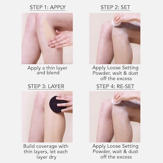 Foto 5 | Maquillaje Para Piernas Y Cuerpo Foundation Dermablend, 25 W, Color Arena Clara - Venta Internacional.
