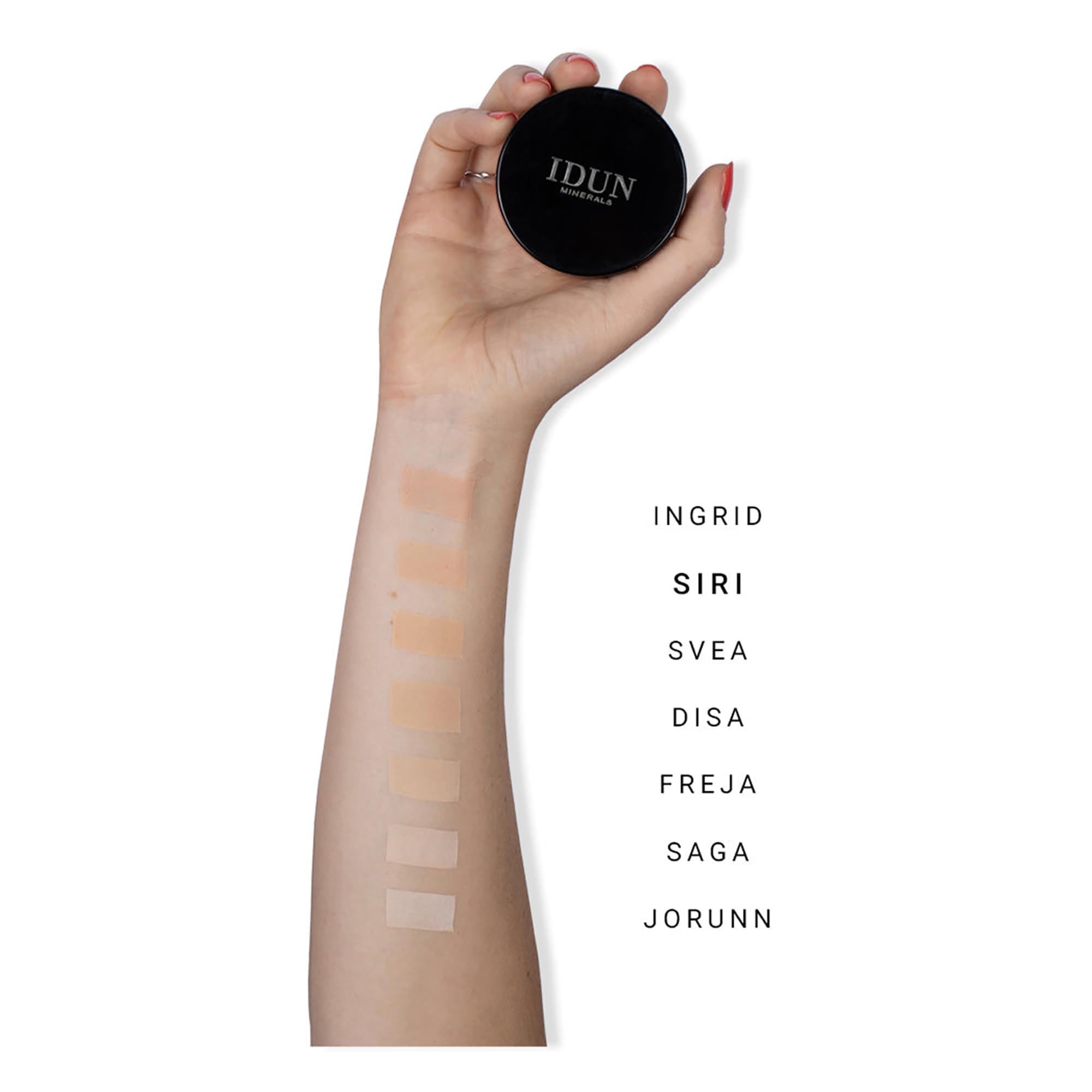 Foto 3 pulgar | Base De Maquillaje En Polvo Idun Minerals Siri Medium Neutral, 7 Ml, Spf15 - Venta Internacional.