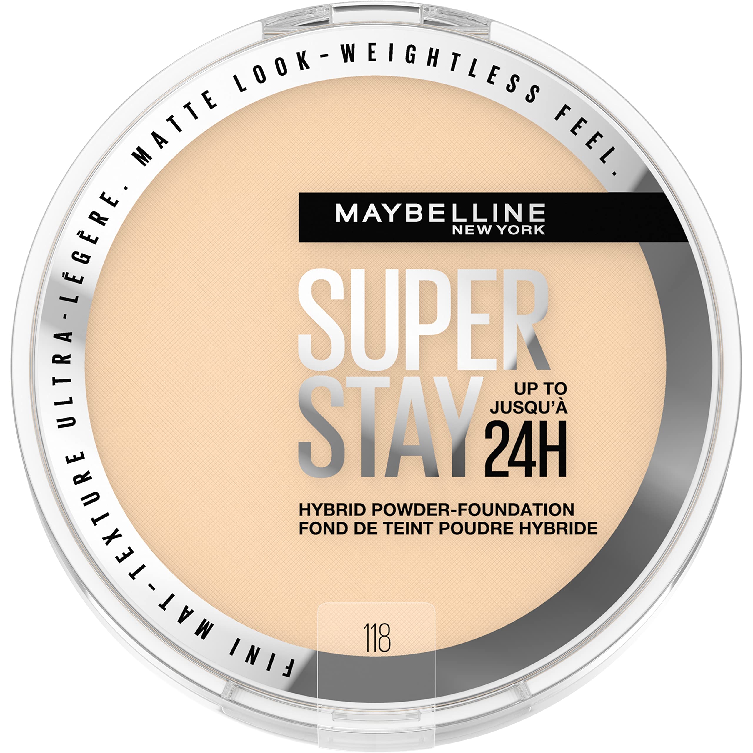 Base De Maquillaje En Polvo Maybelline Super Stay Hasta 24 Horas, 118 Ml - Venta Internacional.