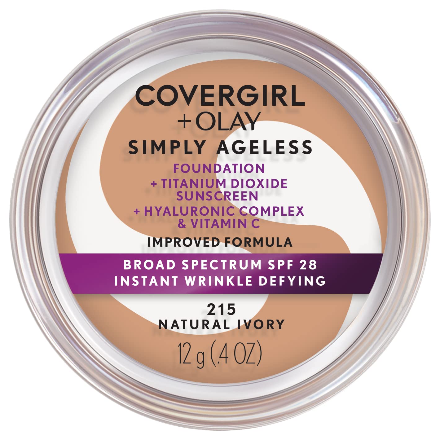 Foto 2 pulgar | Base De Maquillaje Covergirl & Olay Simply Ageless Natural Ivory - Venta Internacional.