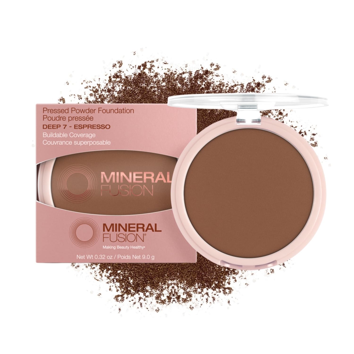 Foto 2 pulgar | Base De Maquillaje En Polvo Prensado Mineral Fusion Deep 7 9 Ml - Venta Internacional.