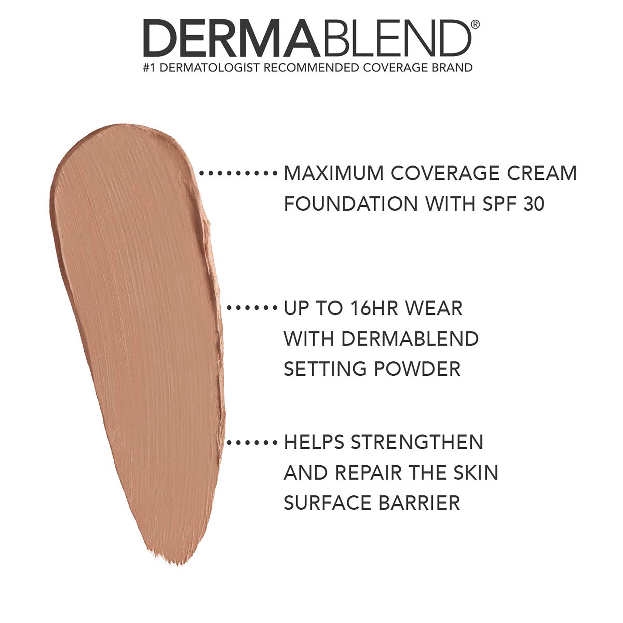 Foto 4 pulgar | Base Dermablend Cover Creme De Alta Cobertura Spf 30 30 Ml - Venta Internacional.