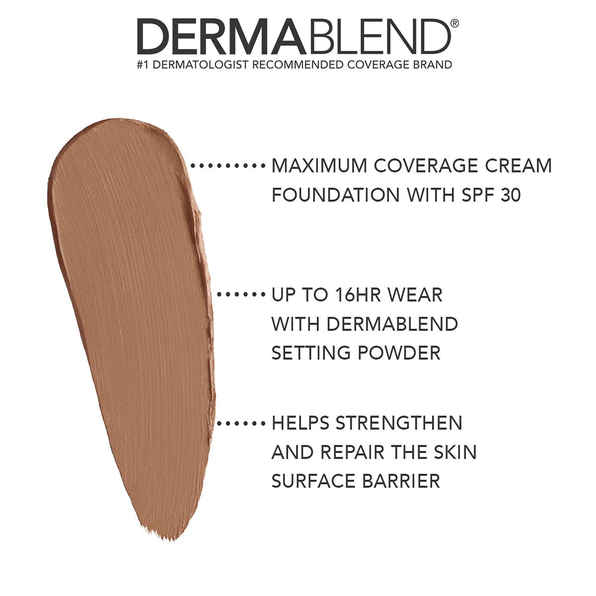Foto 4 pulgar | Base Dermablend Cover Creme De Alta Cobertura Spf 30 30 Ml - Venta Internacional.